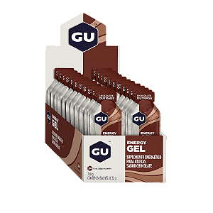 GU ENERGY GEL CHOCOLATE BELGA (CAIXA C/ 24)