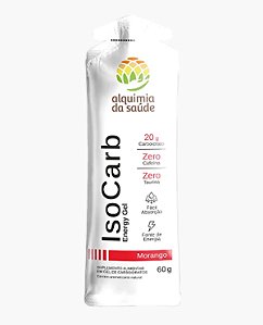 IsoCarb Energy Gel Morango (Sachê avulso) Alquimia da Saúde