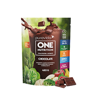 ONE NUTRITION VEGAN PROTEIN SABOR CHOCOLATE (450G) Puravida
