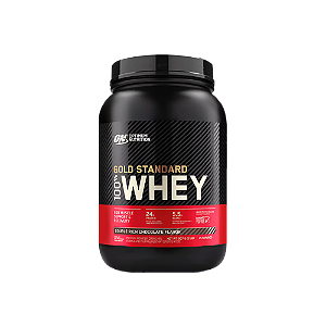 GOLD STANDARD 100% WHEY PROTEIN DOUBLE RICH CHOCOLATE OPTIMUM NUTRITION (907G)
