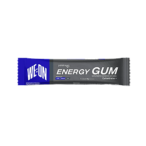 WE:ON ENERGY GUM COM CAFEÍNA SABOR AMORA (CAIXA C/ 12)