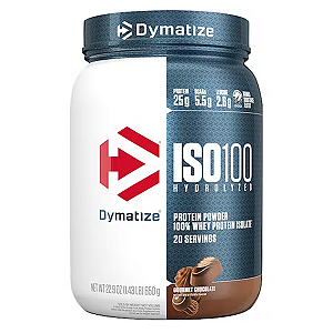 ISO100 Whey Isolado Hidrolisado Gourmet Chocolate 1,4lbs 640g Dymatize
