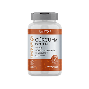 Cúrcuma Premium 500mg 60 cápsulas Lauton Nutrition