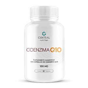 Coenzima Q10 100mg 60 Cápsulas Central Nutrition