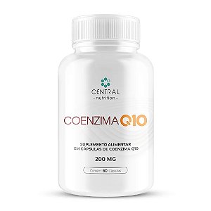 Coenzima Q10 200mg 60 Cápsulas Central Nutrition
