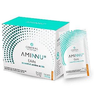 AMINNU® 30 sachês de 10g Sabor Tangerina Central Nutrition