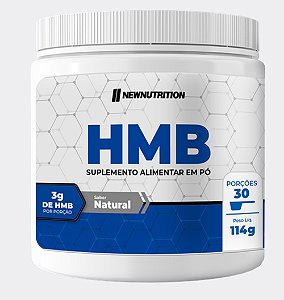 Suplemento HMB em Pó 114g Sabor Natural NewNutrition