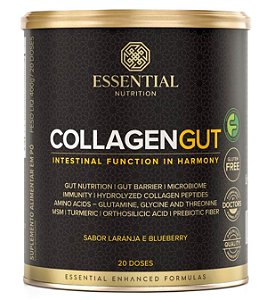 Colágeno Gut Laranja e Blueberry 400g Essential Nutrition