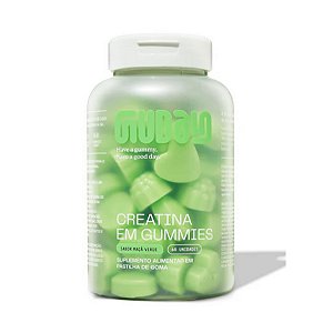 Creatina Em Gummies Maça Verde 60 Unidades Guday
