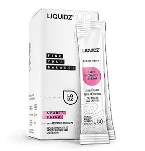 Liquidz Sports Drink Sachê Avulso 6g Sabor Morango Com Kiwi