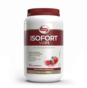Isofort Whey Protein Isolado Sabor Frutas Vermelhas 900g Vitafor
