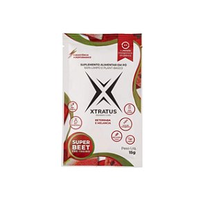 Super Beet Pré-treino em Pó com Nitrato e Citrulina Sachê 15g XTRATUS
