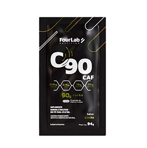 C90 Isotônico em Pó 94g Limão Cafeína FourLab