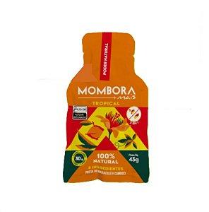 Energy Gel Natural Sabor Tropical Mais Sachê 43g Mombora