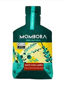 Energy Gel Natural Sabor Mate com Limão Sachê 30g Mombora