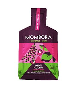 Energy Gel Natural Sabor Cambuci + Açaí Sachê 30g Mombora