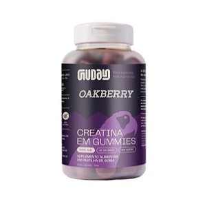 Creatina Em Gummies Oakberry Açaí 60 Unidades Guday