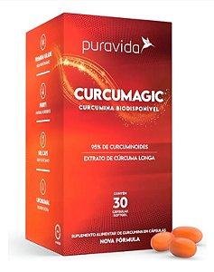 Curcumagic Curcumina Biodisponível 30 Cápsulas Puravida
