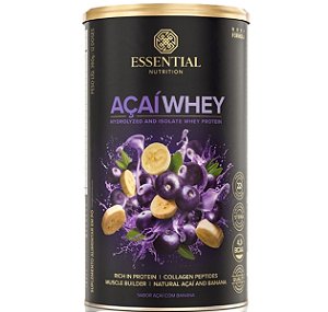 Açaí Whey 360g Sabor Açaí com Banana Essential Nutrition