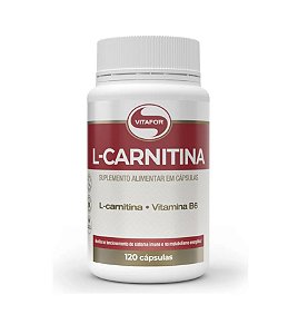 L-Carnitina + Vitamina B6 120 Cápsulas Vitafor