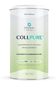 COLLPURE® Colágeno Hidrolisado 450g Limão Central Nutrition