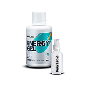 Energy Gel Refil 500g Sabor Água De Coco + Squeeze 120ml FourLab