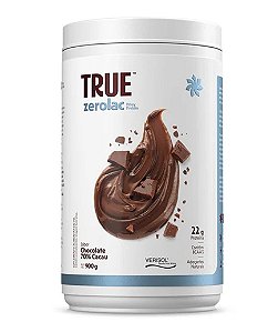 True Whey Zero Lactose Chocolate 70% Cacau 900g