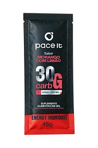 Hidrogel de Carboidrato Sabor Morango Com Limão 45g Pace It