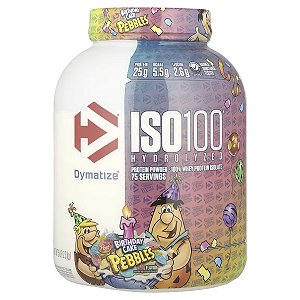 ISO100 Whey Isolado Hidrolisado Birthday cake 5,0lbs 2,3kg Dymatize