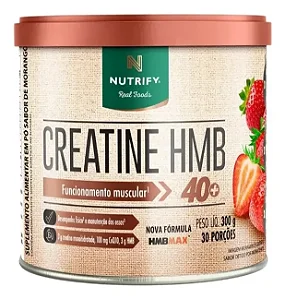 Creatine Hmb 40+ 300g Morango Nutrify