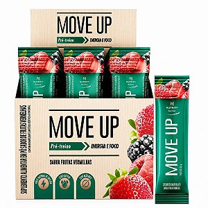 Move Up Pré Treino 30 Sachês Frutas Vermelhas Nutrify