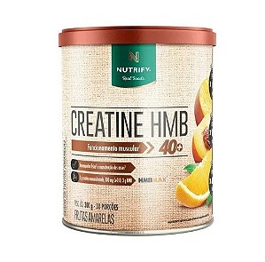Creatine Hmb 40+ 300g Frutas Amarelas Nutrify