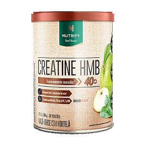 Creatine Hmb 40+ 300g Maça-Verde Com Hortelã Nutrify