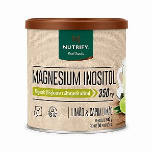 Magnesium Inositol 300g Limão & Capim Limão Nutrify