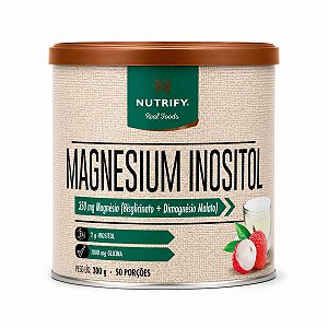 Magnesium Inositol 300g Chá Branco Com Lichia Nutrify