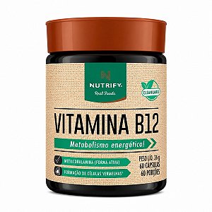 Vitamina B12 60 Cápsulas Nutrify
