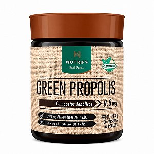 Green Propolis Verde Composto 60 Cápsulas Nutrify