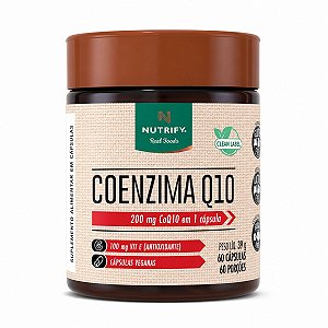Coenzima Q10 Nutrify 200mg 60 Cápsulas