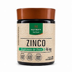 Zinco Bisglicinato 60 Cápsulas Nutrify