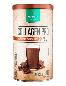 Collagen Pro Hidrolisado Chocolate Belga 450g Nutrify