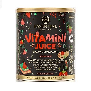 Vitamini Juice 276g Morango Essential Nutrition