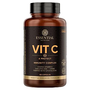 Vitamina C 4 Protect 180 Cápsulas Essential Nutrition