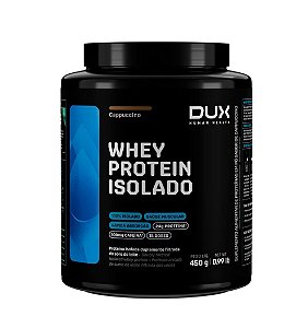 Whey Protein Isolado Sabor Cappuccino 450g DUX Nutrition