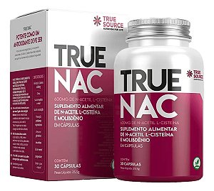 True Nac 600MG 30 Cápsulas True Source