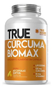 Cúrcuma Biomax Lipossomal 60 Cápsulas True Source