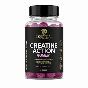 Creatine Action Gummy 60 Gomas Jabuticaba Essential Nutrition