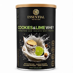 Cookies & Lime Whey Protein Iso Hidrolizado 405g Essential Nutrition