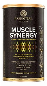 Muscle Synergy 454,5g Pêssego e Frutas Tropicais Essential Nutrition