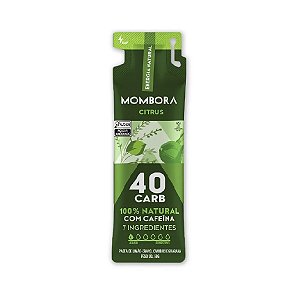Gel Carbo 40 Carb Com Cafeína 59g Citrus Mombora