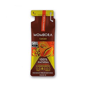 Gel Carbo Com Cafeína 33g Cacau e Castanha De Caju Mombora